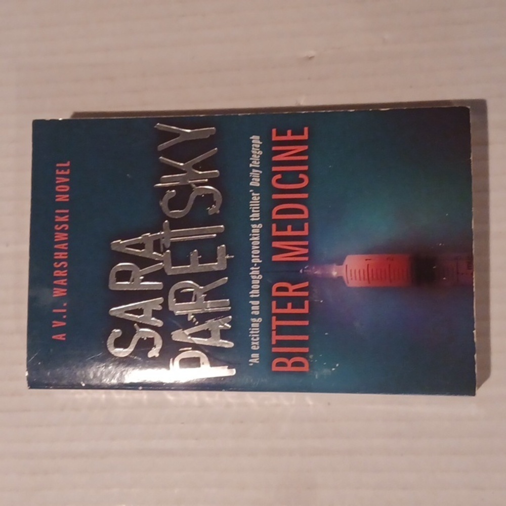 $4 Add-on "Bitter Medicine" by Sara Paretsky - Paperback Novel